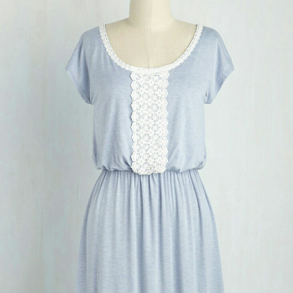 Comfy and Cute Blue Dress